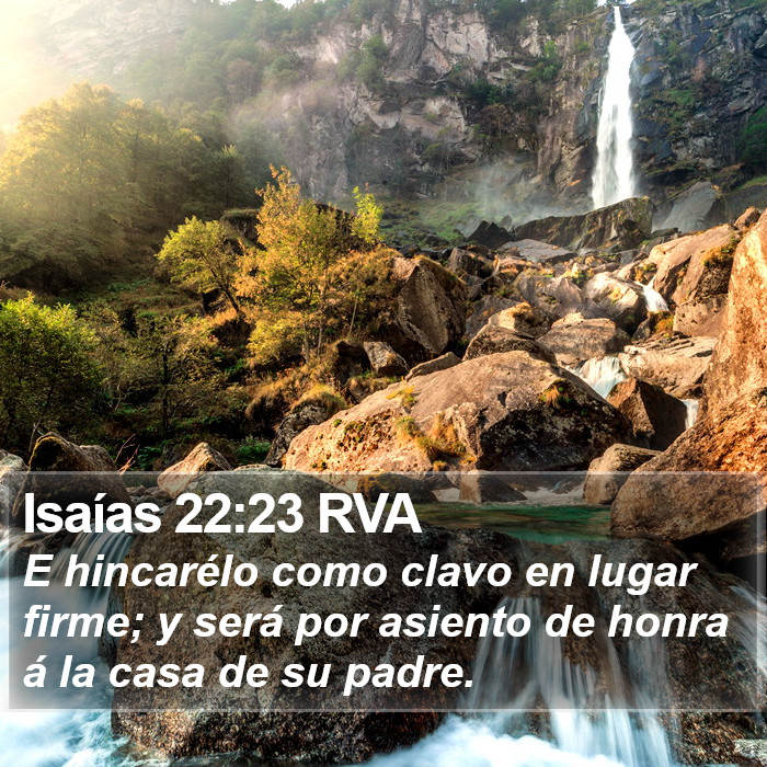 Isaías 22:23 RVA Bible Study