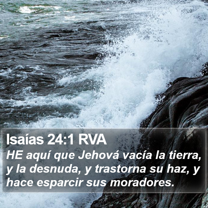 Isaías 24:1 RVA Bible Study