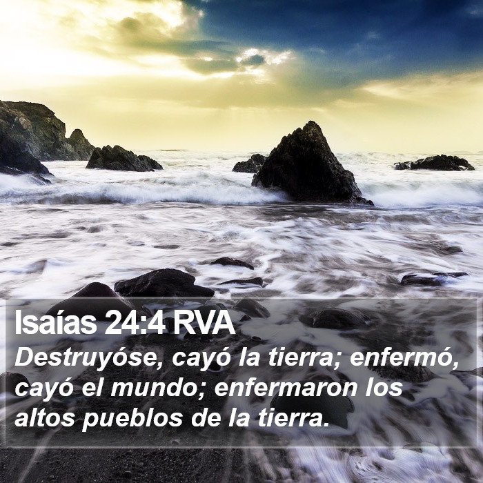 Isaías 24:4 RVA Bible Study