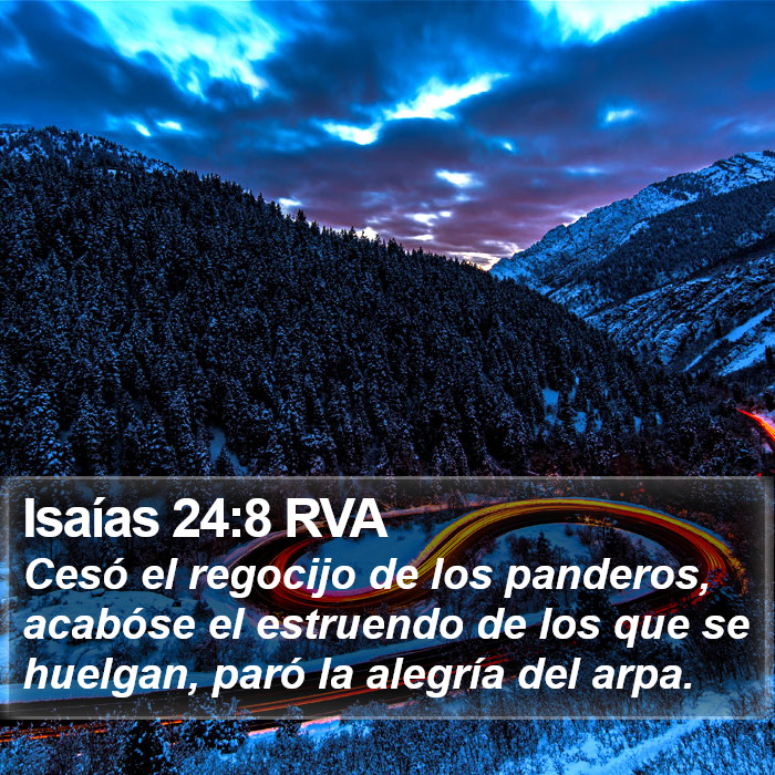 Isaías 24:8 RVA Bible Study