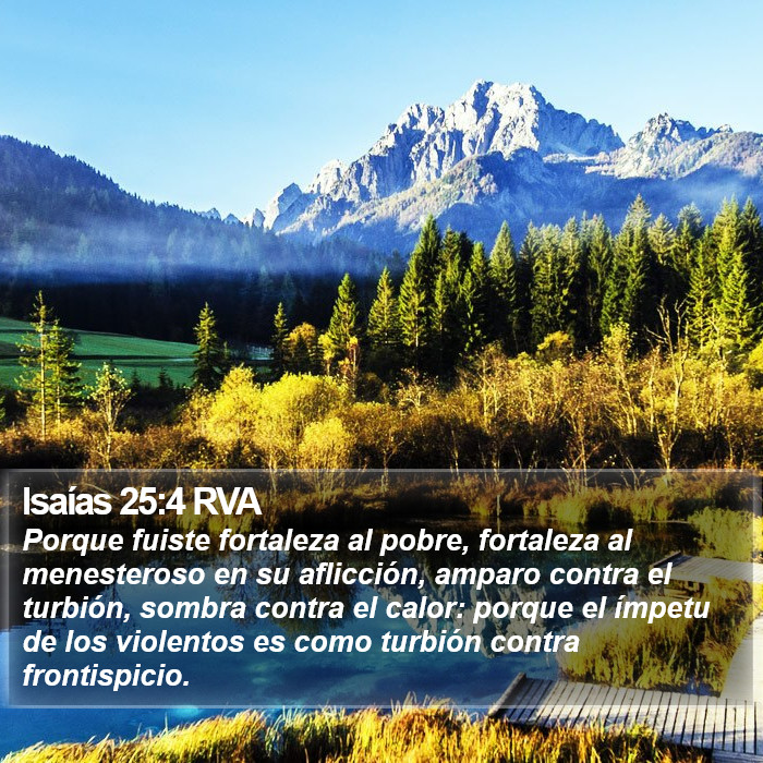 Isaías 25:4 RVA Bible Study