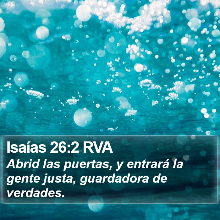 Isaías 26:2 RVA Bible Study