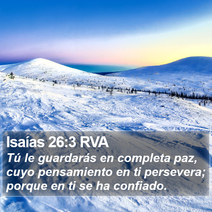 Isaías 26:3 RVA Bible Study