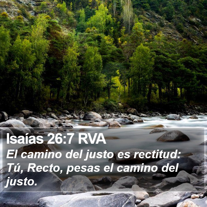 Isaías 26:7 RVA Bible Study