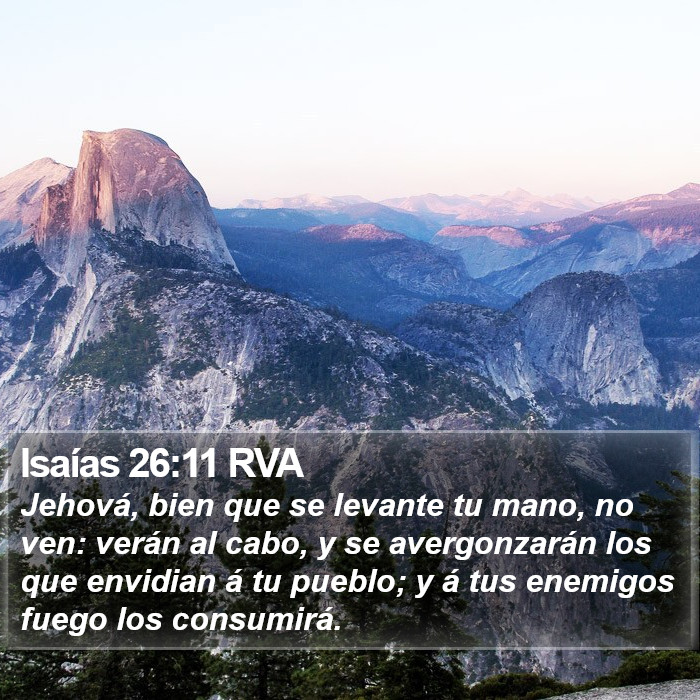 Isaías 26:11 RVA Bible Study