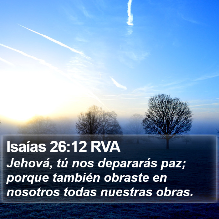 Isaías 26:12 RVA Bible Study