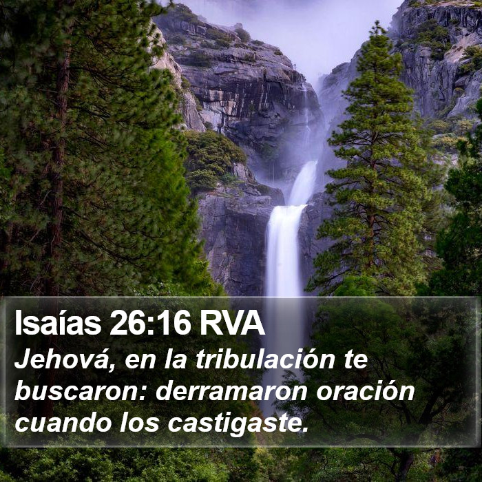 Isaías 26:16 RVA Bible Study