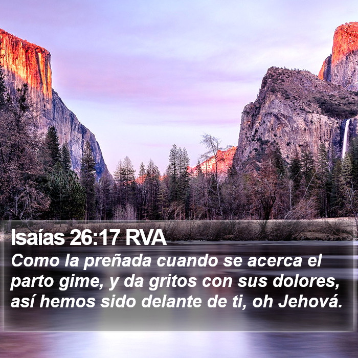 Isaías 26:17 RVA Bible Study