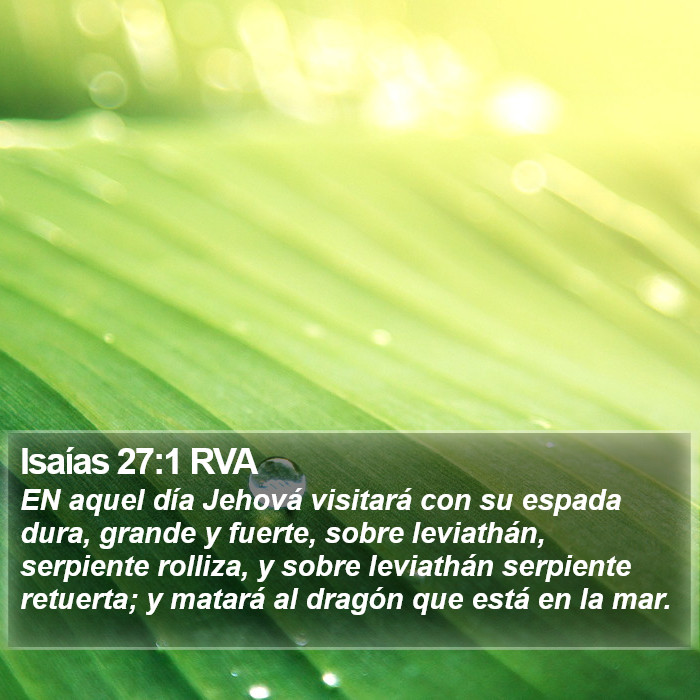 Isaías 27:1 RVA Bible Study