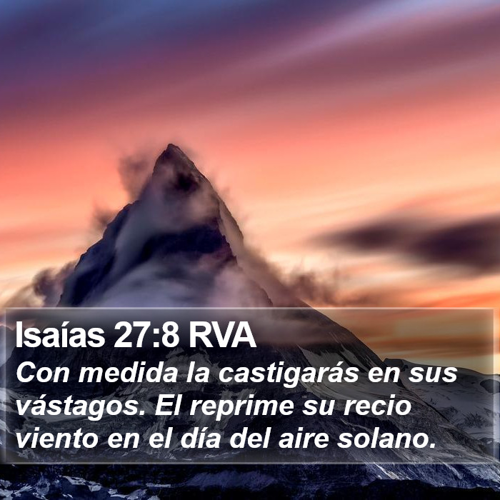 Isaías 27:8 RVA Bible Study