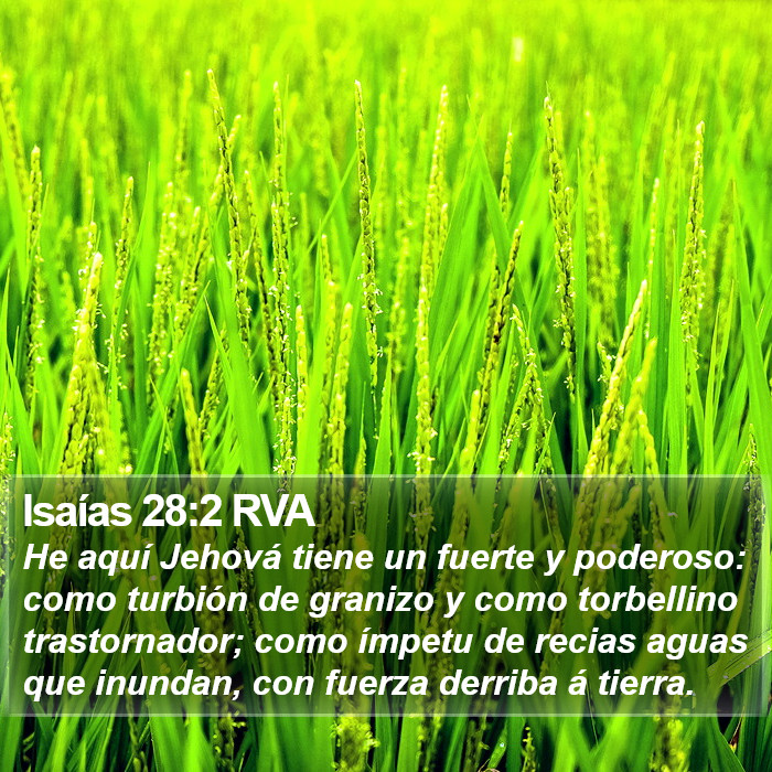 Isaías 28:2 RVA Bible Study