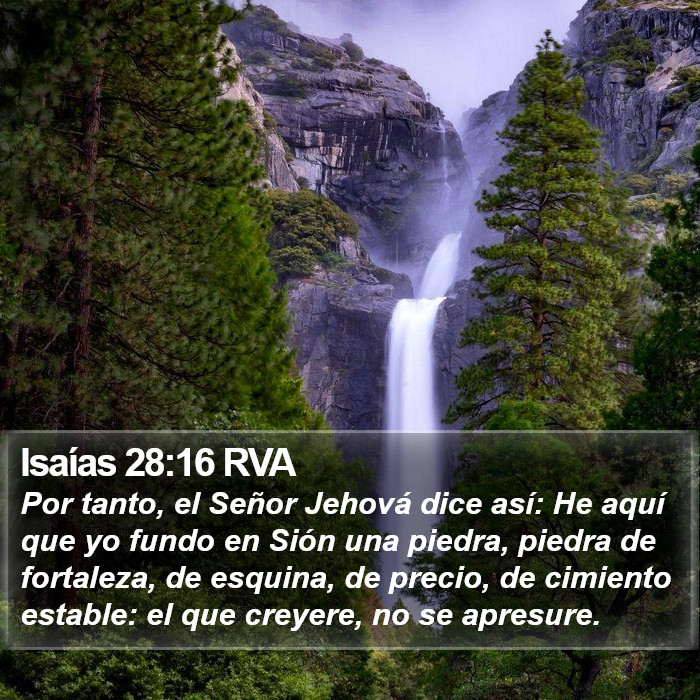 Isaías 28:16 RVA Bible Study