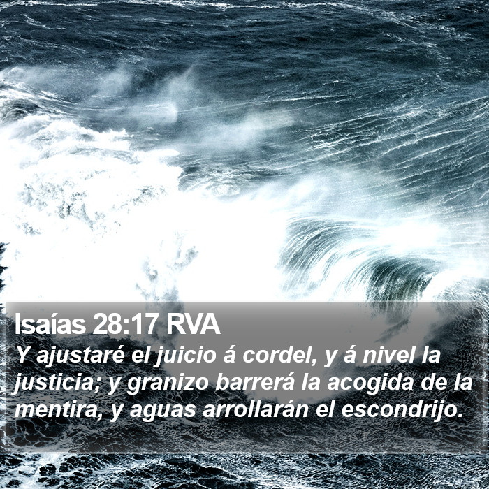 Isaías 28:17 RVA Bible Study