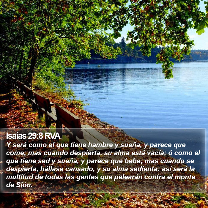 Isaías 29:8 RVA Bible Study