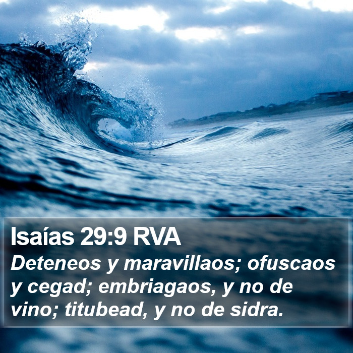 Isaías 29:9 RVA Bible Study