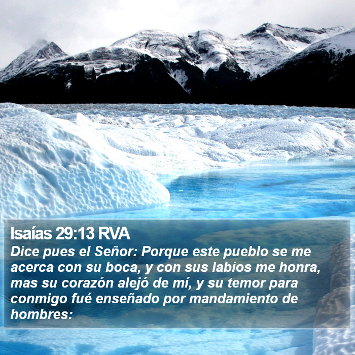 Isaías 29:13 RVA Bible Study