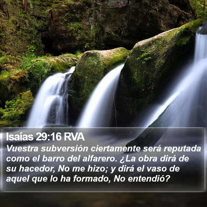 Isaías 29:16 RVA Bible Study