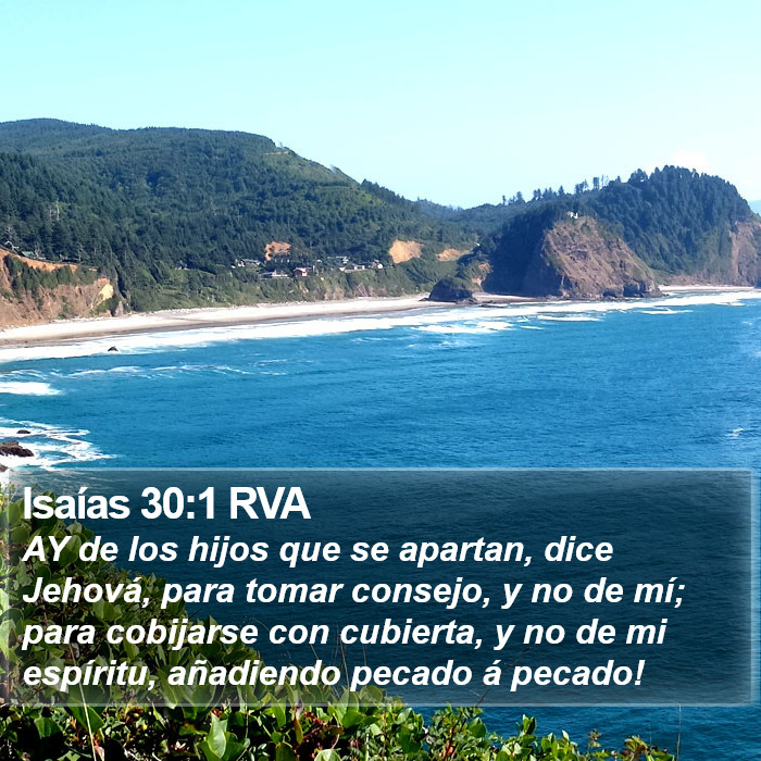 Isaías 30:1 RVA Bible Study