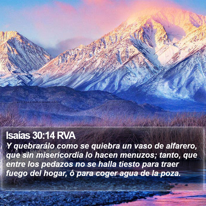 Isaías 30:14 RVA Bible Study