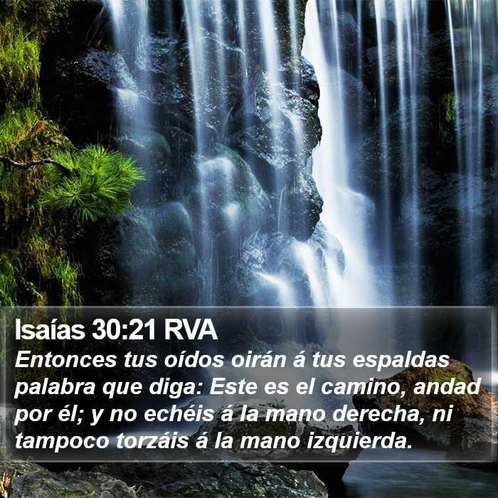 Isaías 30:21 RVA Bible Study