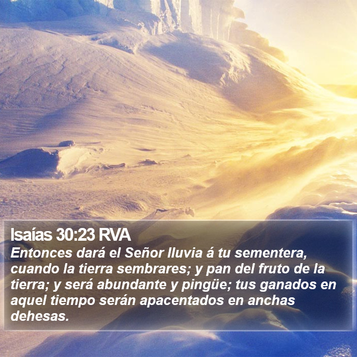 Isaías 30:23 RVA Bible Study