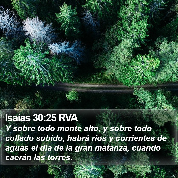 Isaías 30:25 RVA Bible Study