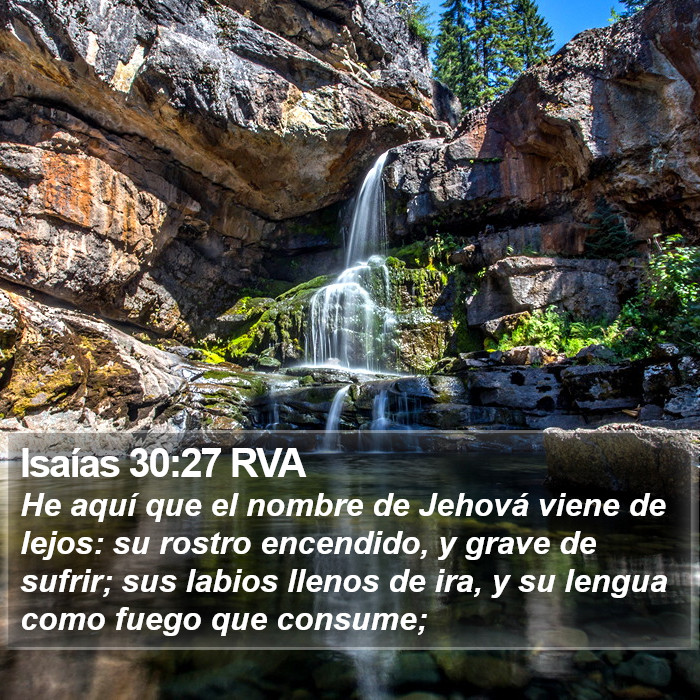 Isaías 30:27 RVA Bible Study