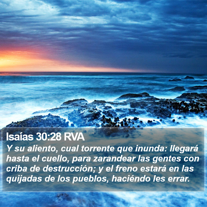 Isaías 30:28 RVA Bible Study