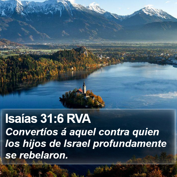 Isaías 31:6 RVA Bible Study