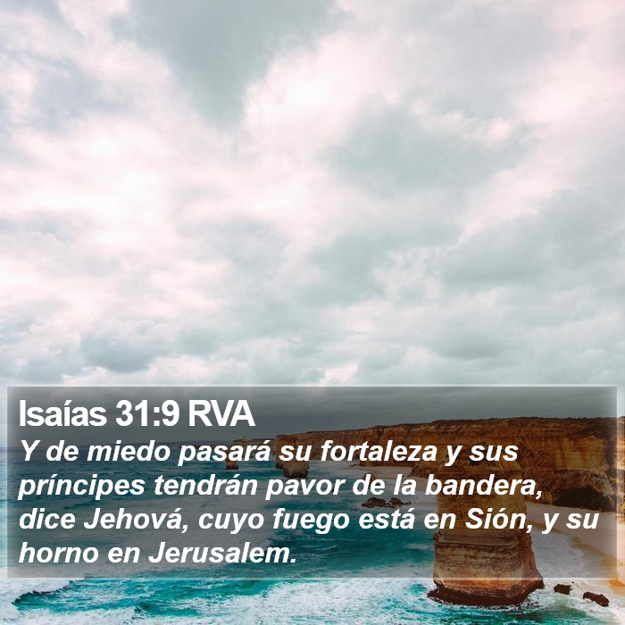 Isaías 31:9 RVA Bible Study