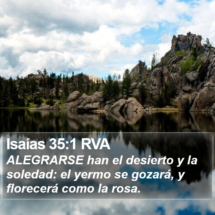 Isaías 35:1 RVA Bible Study