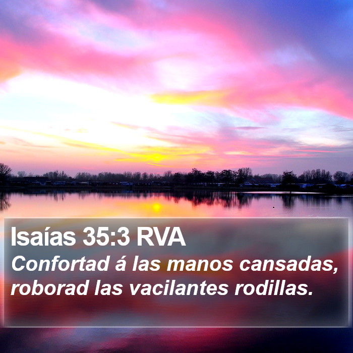 Isaías 35:3 RVA Bible Study