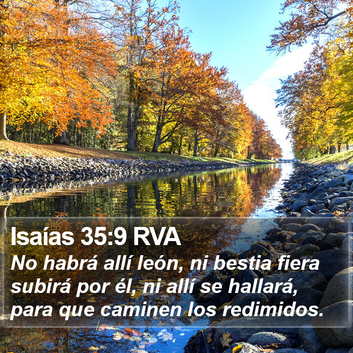 Isaías 35:9 RVA Bible Study