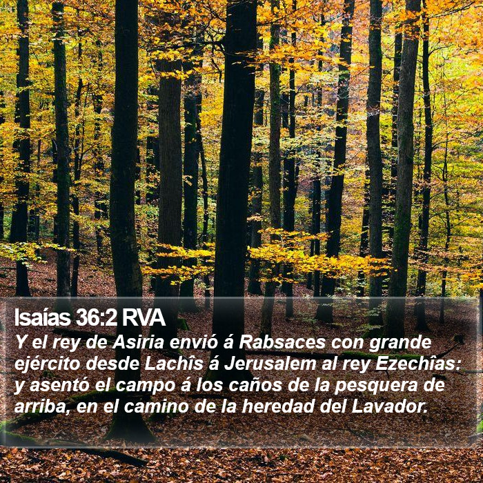 Isaías 36:2 RVA Bible Study