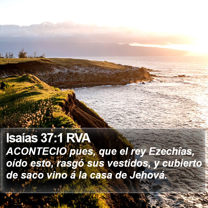 Isaías 37:1 RVA Bible Study