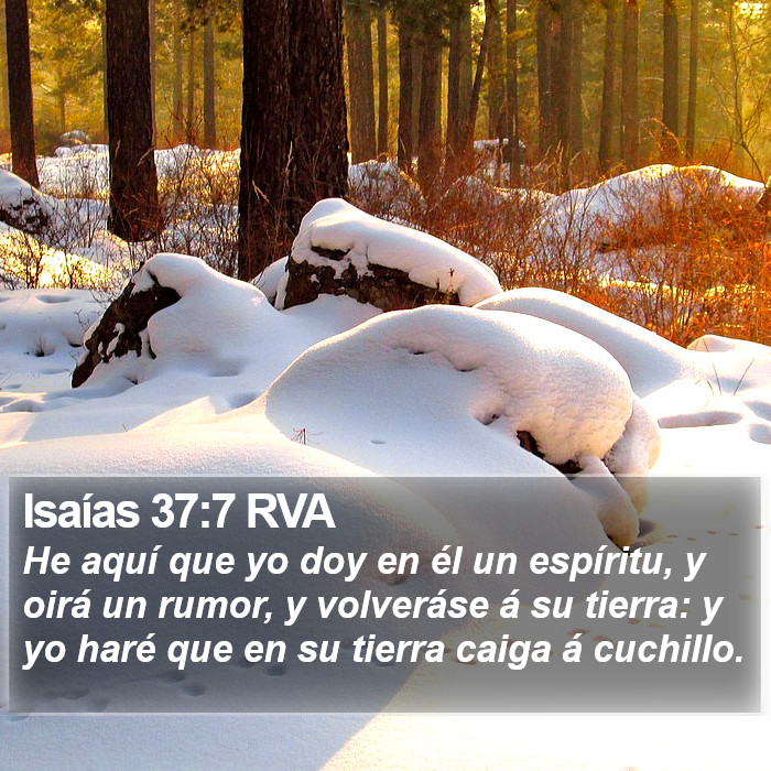 Isaías 37:7 RVA Bible Study