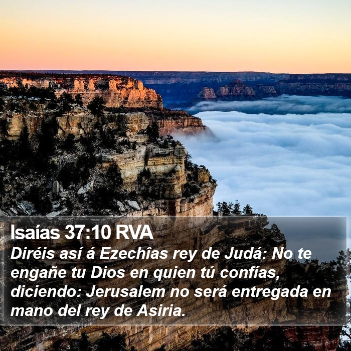 Isaías 37:10 RVA Bible Study