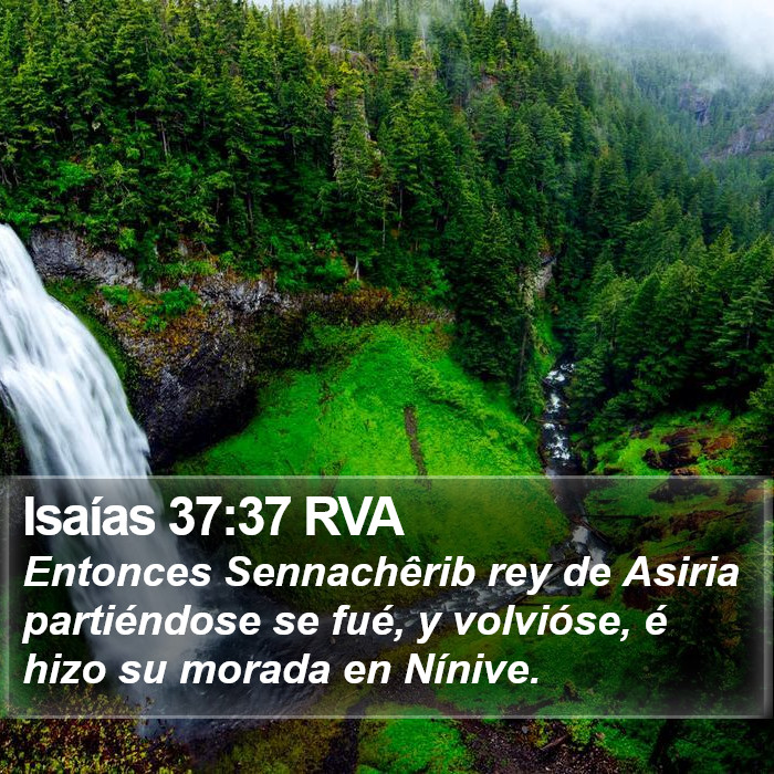 Isaías 37:37 RVA Bible Study