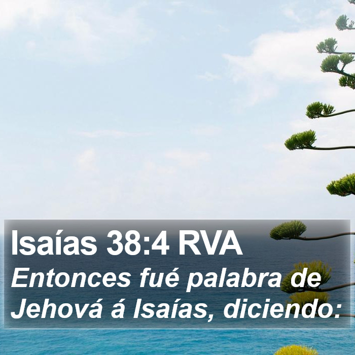 Isaías 38:4 RVA Bible Study