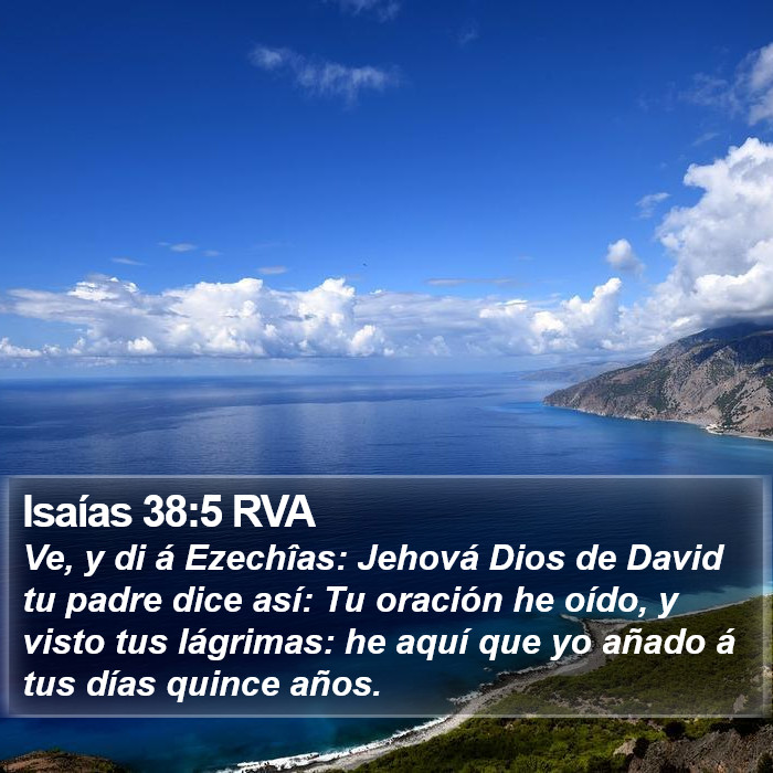 Isaías 38:5 RVA Bible Study