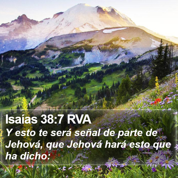 Isaías 38:7 RVA Bible Study