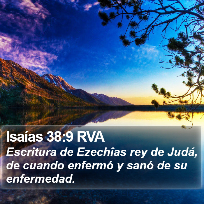 Isaías 38:9 RVA Bible Study