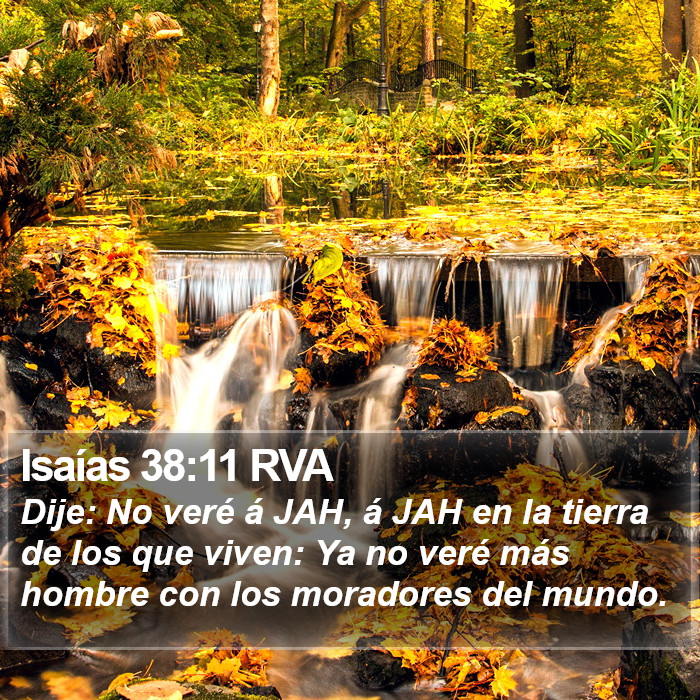 Isaías 38:11 RVA Bible Study