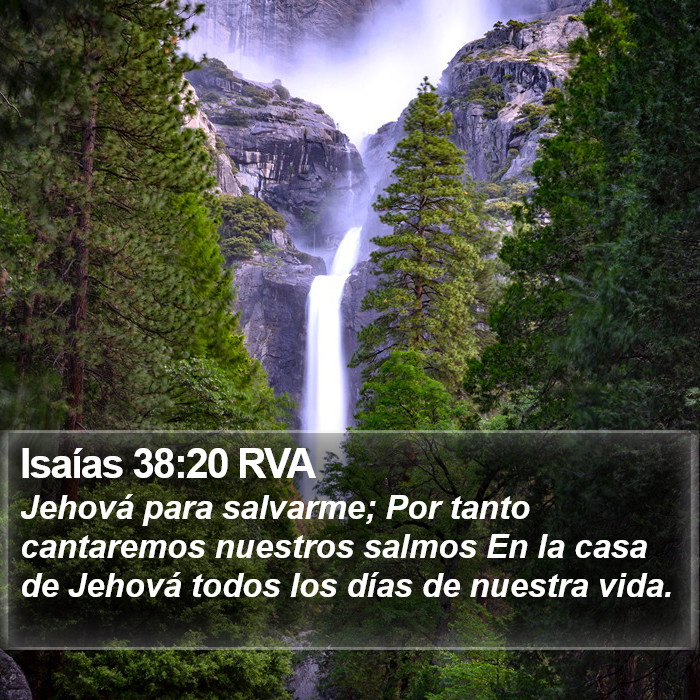 Isaías 38:20 RVA Bible Study