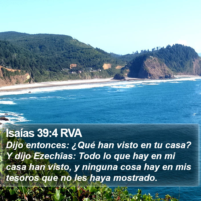 Isaías 39:4 RVA Bible Study