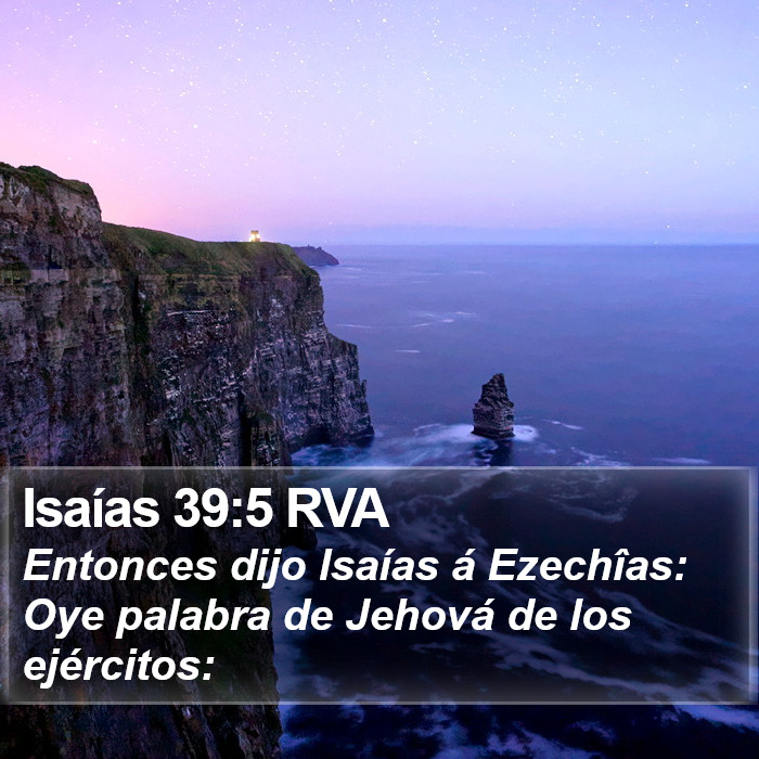 Isaías 39:5 RVA Bible Study