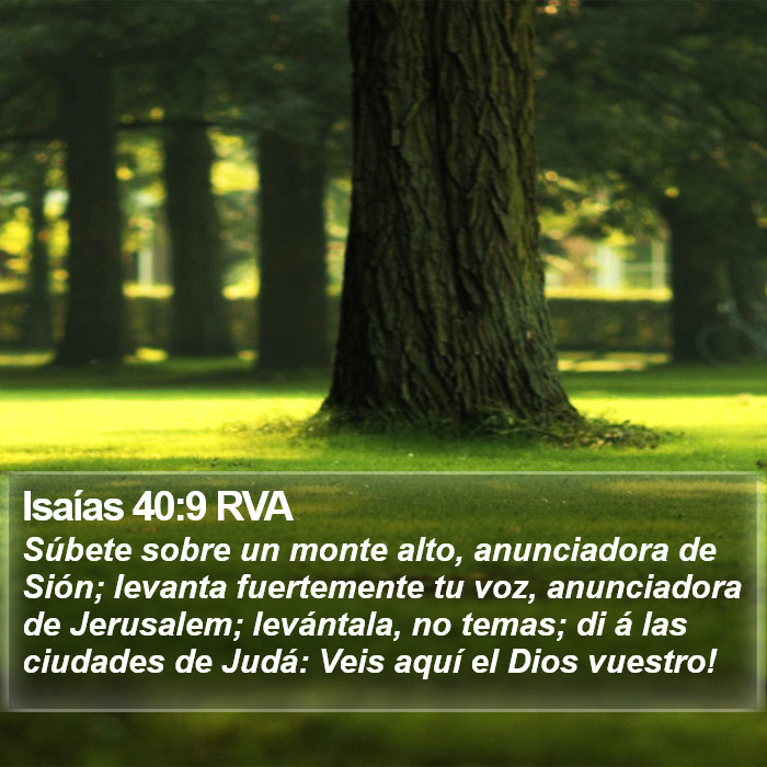 Isaías 40:9 RVA Bible Study