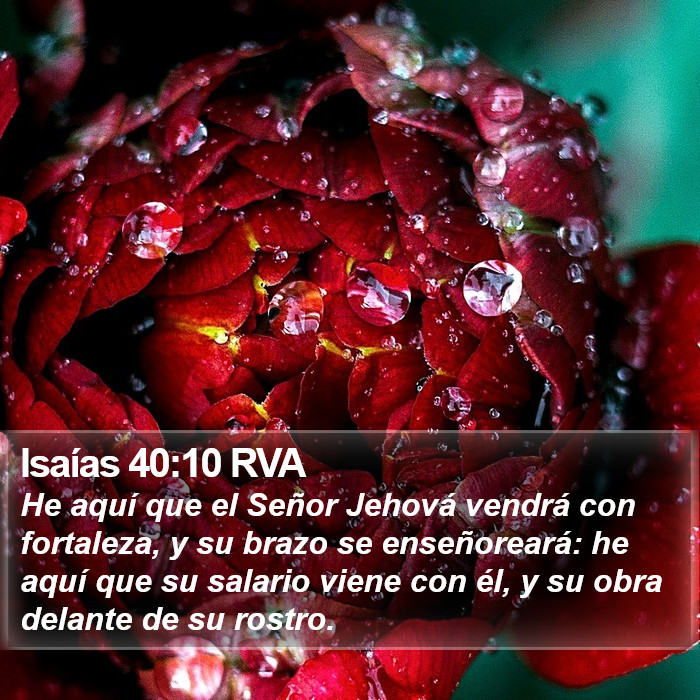 Isaías 40:10 RVA Bible Study