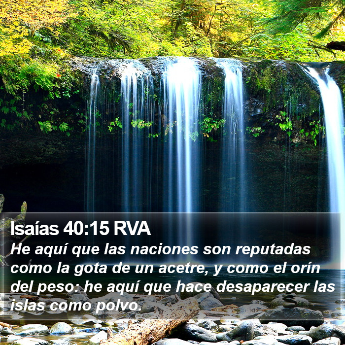 Isaías 40:15 RVA Bible Study