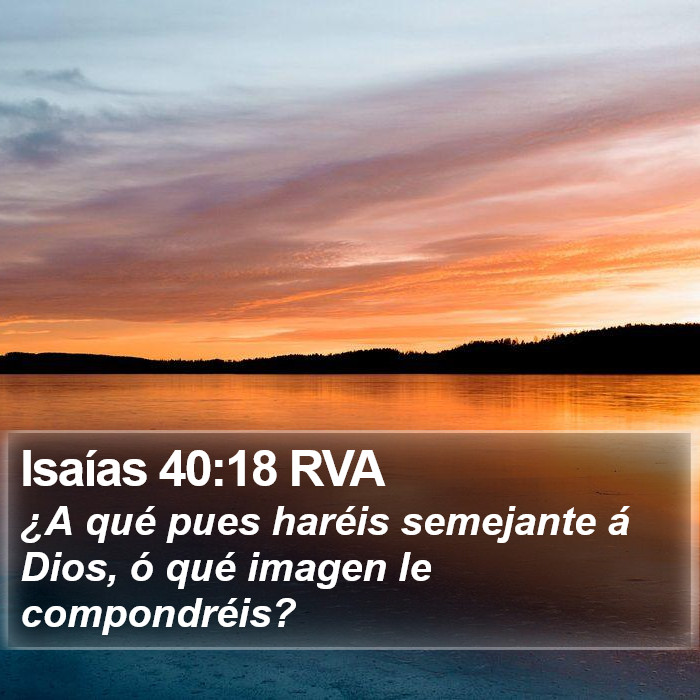 Isaías 40:18 RVA Bible Study